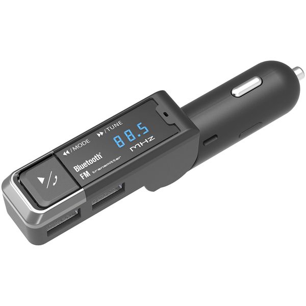 Kashimura NKD-254 Slim & Compact Design! Multifunctional Bluetooth FM Transmitter