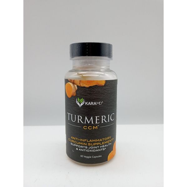 KaraMD Turmeric CCM Curcumin Supplement Antioxidant Anti-inflammatory 60 caps