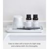YAMAZAKI home Tower Amenity Tray L White, Flat