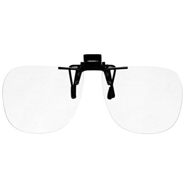 Large Clear Magnifying Clip On Flip Up Reading Glasses +4.50
