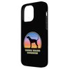 Treeing Walker Coonhound Vintage Sunset Dog Case for iPhone 14 Pro Max