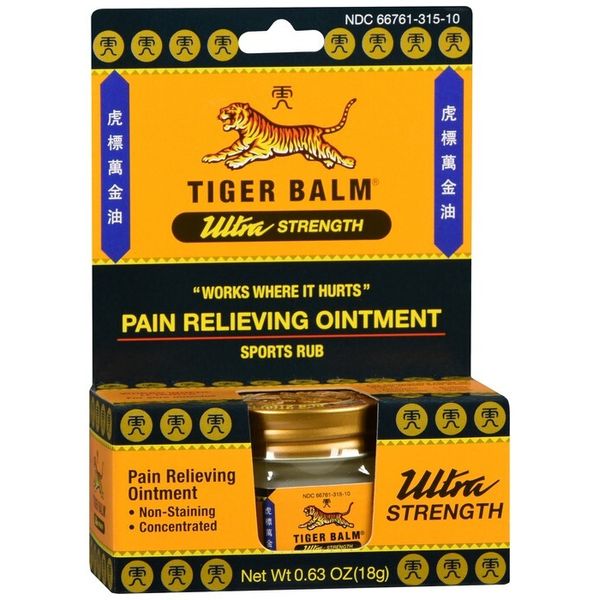 Tiger Balm Ultra Strength Pain Relieving Ointment 18gm