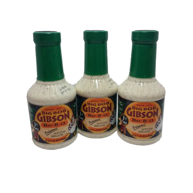 Big Bob Gibsons Original White Sauce - 3 pack