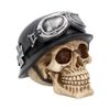 Nemesis Now Iron Cross Skull Figurine 17cm Ivory