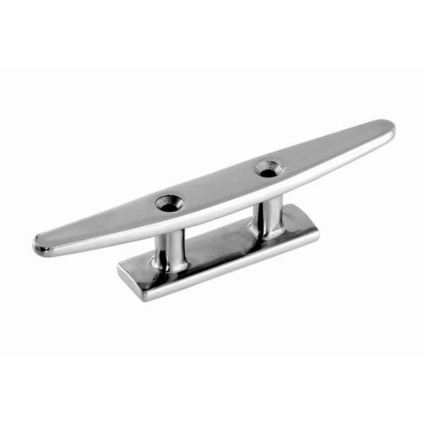 125X30 Low Flat Cleat, Stainless Steel AISI 316