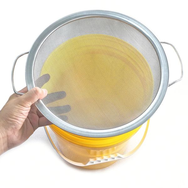 Stainless Steel 60 Mesh Paint Strainer Fits Nicely Over a 5 Gallon Bucket and...