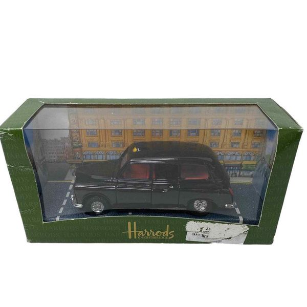 harrods black taxi toy model car