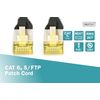 DIGITUS LAN Cable Cat 6A - 10m - RJ45 Network Cable - S/FTP Shielded - Compatible with Cat6 & Cat7 - Red