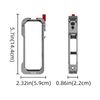 Protective Metal Cage, Camera Housing Frame Lens Protector for X5 Pan Sightseeing Action Camera for Insta360