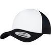 Flex fit Men Caps/Trucker Cap Curved Visor Foam Black - 495871 Adjustable