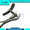 6" Finger Ring Cutter with Circular Blade - Plier Style Handle - Heavy Duty CE