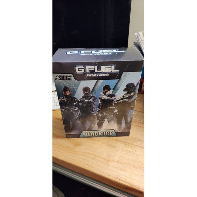 GFUEL REVIEW OF THE RAINBOW SIX SEIGE INSPIRED BLACK ICE