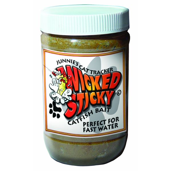 Cat Tracker Wicked Sticky Original Cheese Dip Bait, 16-Ounce Jar