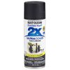 PAINTER'S Touch Flat Spray Paint, Flat, Black, 12 oz, Aerosol Can
