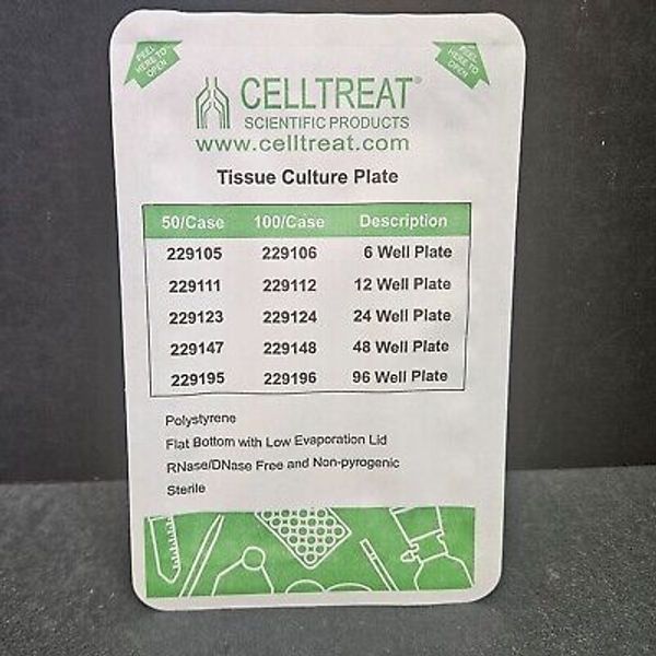 Celltreat Microplate 12 Wells Case of 50 Plates