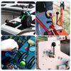 Sourcing Map 4Pcs M6 Female Thread Black Ball Knobs, 25mm Dia Round Operation Ball Handles with Copper Insert for Machine Lever Handle
