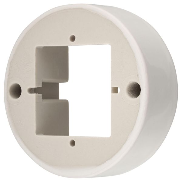 PR1 Series Porcelain Retro Surface-Mounted Frame 1-Gang White