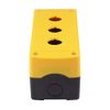 Yellow/Black 3 Hole 22mm Control Station Switch Box Enclosure IP65