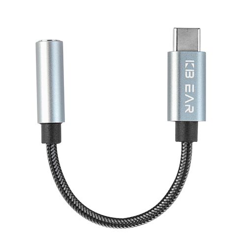 KBEAR KW4 USB C to 3.5mm Audio Aux Headphone Adapter,Decoding Multi-Function 32bit384Khz Dongle Cable with cx31993 DAC Chip Compatible with iPhone 16 15 Pro Max/16 Plus