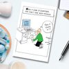Funny Fathers Day Card Unable to Find Printer,
