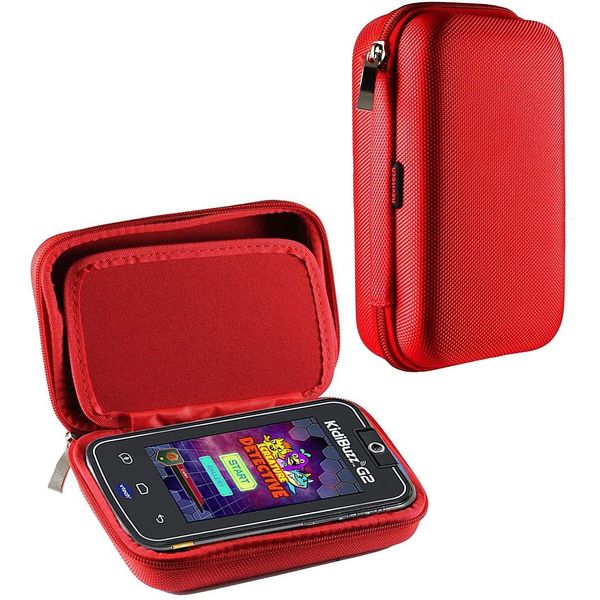 Navitech Red Travel Hard Case Compatible With The Vtech Kidibuzz