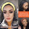 CINHOO Long Wavy Black Wig with Curtain Bangs Shag Haircut Wig for Women Curly Wavy Wigs,26 Inch Middle Part Curly Wavy Wig (T005-Grey, 16inch)