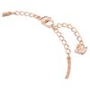 Swarovski Ginger bangle, Gray, Rose gold-tone plated