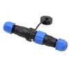 ZBLZGP SD13 2 Pin Waterproof Cable Connector Electrical Cable Socket 10A 2 Pin Electrical Round Connector for Panel Mount
