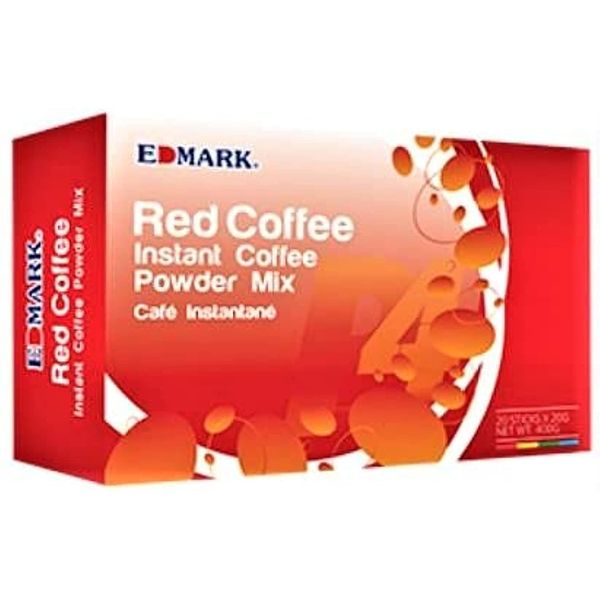 Edmark Red Coffee Instant Coffee Powder Mix 20g × 20 sachets