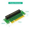 WLGQ PCI-E X8 Riser Card PCIe Male to Female PCI Express 90 Degree Adapter 3 Pack for Server and Mining