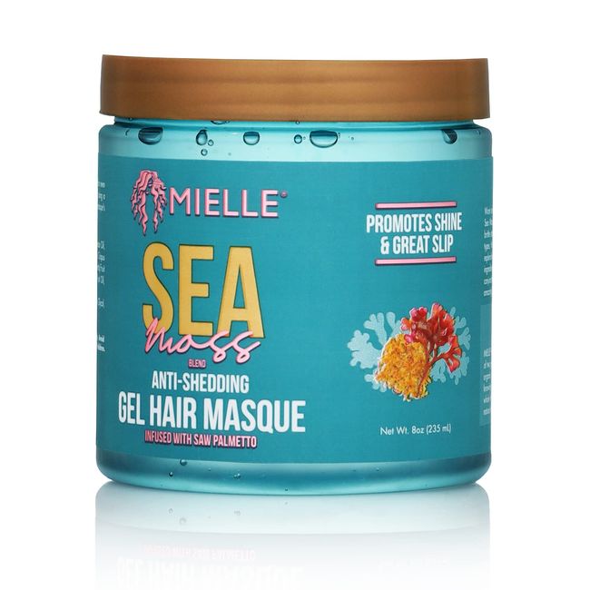 Mielle / Sea Moss / Anti-Shedding Gel Hair Masque 8oz / (Pack of 1)