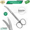 3 Pcs Shortbent Suture Stitch Scissors Curved 3.5" Medical Veterinary Set