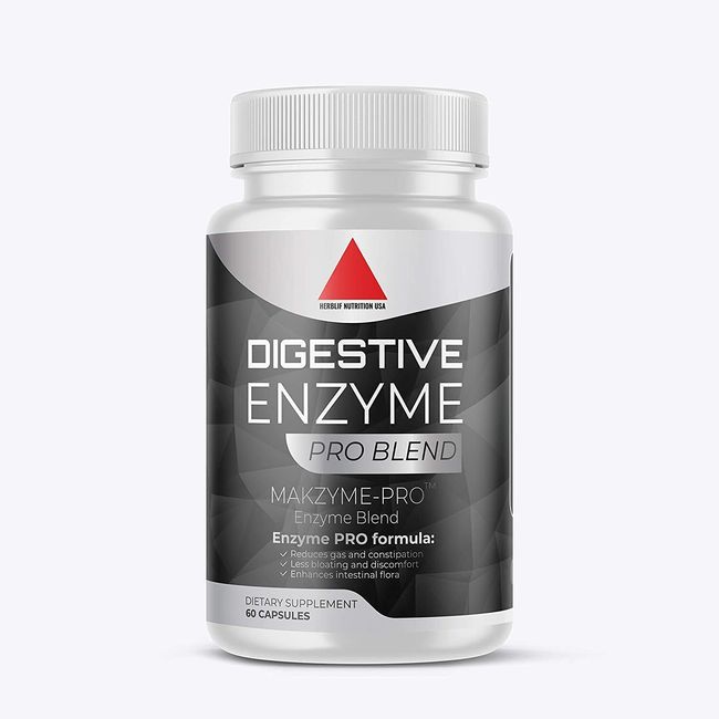 Natural Gas Relief - Digestive Enzymes with Probiotics & Prebiotic