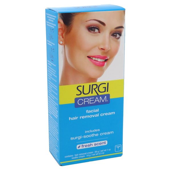 SURGI-CREAM Facial Hair Removal Cream 1 oz (Pack of 4)