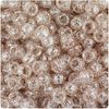 BeadTin Champagne Sparkle 9mm Barrel Pony Beads (500pcs)
