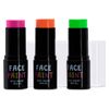 iscream Ready, Set, Glow! 3-piece Multicolor Sheer Neon Face Paint Stick Set