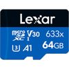 Lexar 64GB Memory Card High-Performance 633x microSDHC/microSDXC UHS-I