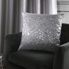 Catherine Lansfield Glitzy Sequin 43x43cm Cushion Silver Grey