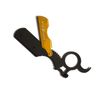 Sharpend 4 Piece Pro Grooming Kit Inc Straight Cutt throat Razor, Scissors, Comb
