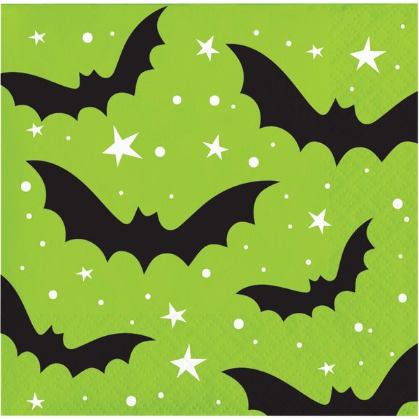 Creative Converting Pumpkin Patch Beverage Napkins, 5", Multi-color