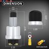 Daiertek Push Button Starter Switch 12V / 24V Waterproof Push Start Button