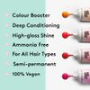 Josh Wood Colour Glaze (Blue) - Semi-permanent Hair Mask - Ammonia-free - Conditions and nourishes hair - Lasts up to 3-5 washes - For blonde hair - 100% Vegan - Cream (100ml)