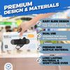 Glove Box Holder Dispenser - Wall Mount or Countertop, Load Open Top - Clear