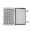 Electrical Box Insulated Outdoor Junction Box with Hinged Cover Plastic Clip for Various DIY Projects