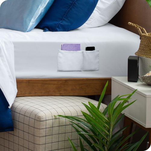 Bare Home Fitted Bottom Sheet King - Dual Pocket - Premium 1800 Microfiber - Ultra-Soft Wrinkle Free - Deep Pocket (King, White)