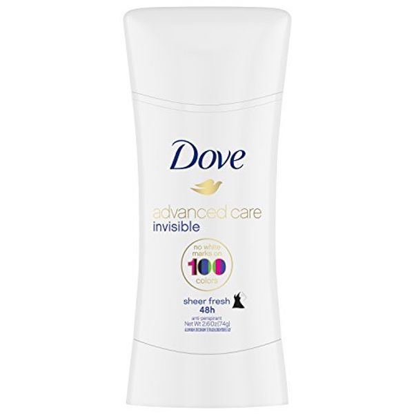 Dove Advanced Care Deodorant Solid Sticks Sheer Fresh 2.6 oz (Pack of 4)