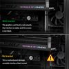 2 Pack Gpu Support Bracket，Graphics Card GPU Brace Support, Video Card Sag Holder Bracket, GPU Stand (L, 72.5-120 mm/2.85-4.72 in)