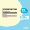 Wellah Creatine Monohydrate Capsules (3000 mg) 120 Capsules - Micronized