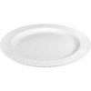 Lillian Table settings 7.5 inch Pebbled Plastic Dinner Plates Clear 10 Pack.