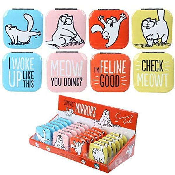 Bags of Room - Simon's Cat Compact Mirror - Cat Design